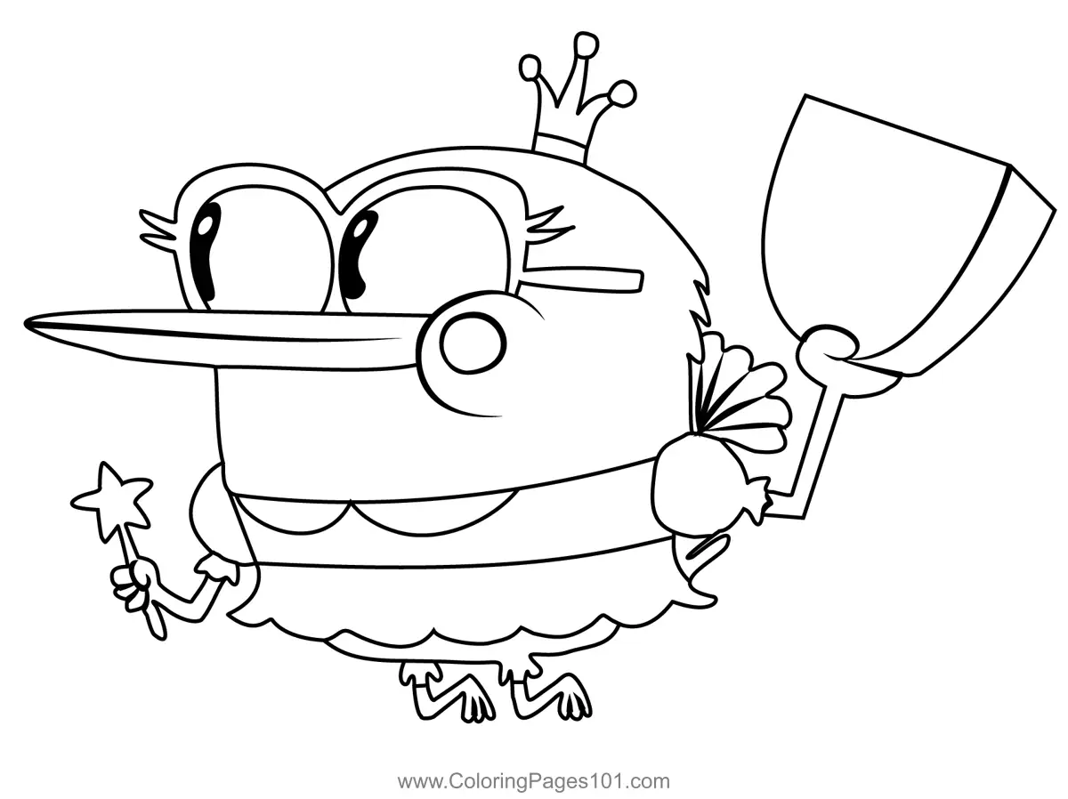 Tooth Fairy From Breadwinners Coloring Page for Kids - Free ...