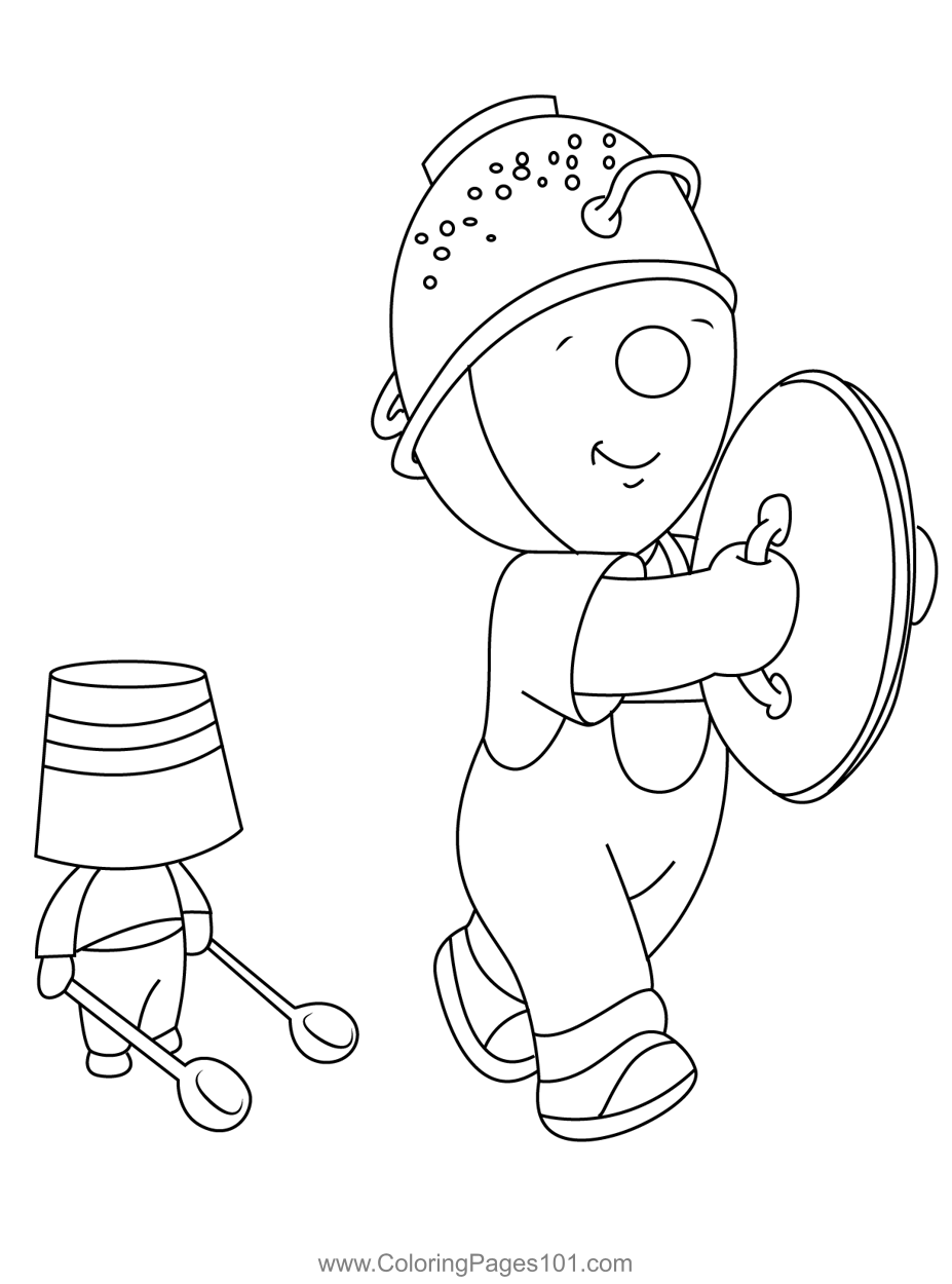 Banging Charley And Mimmo Coloring Page for Kids - Free Charley and ...