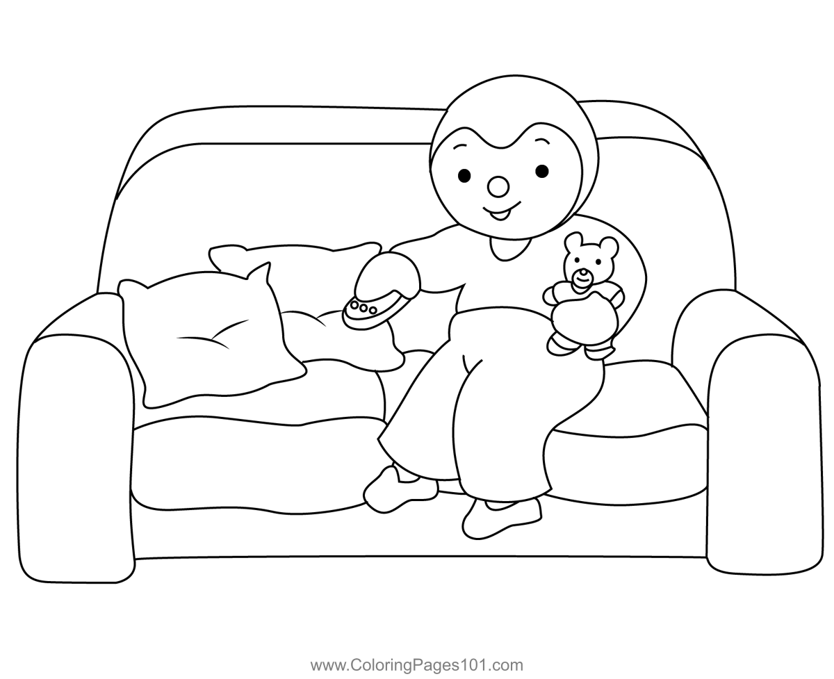 Charley And Mimmo Relax Coloring Page for Kids - Free Charley and Mimmo ...