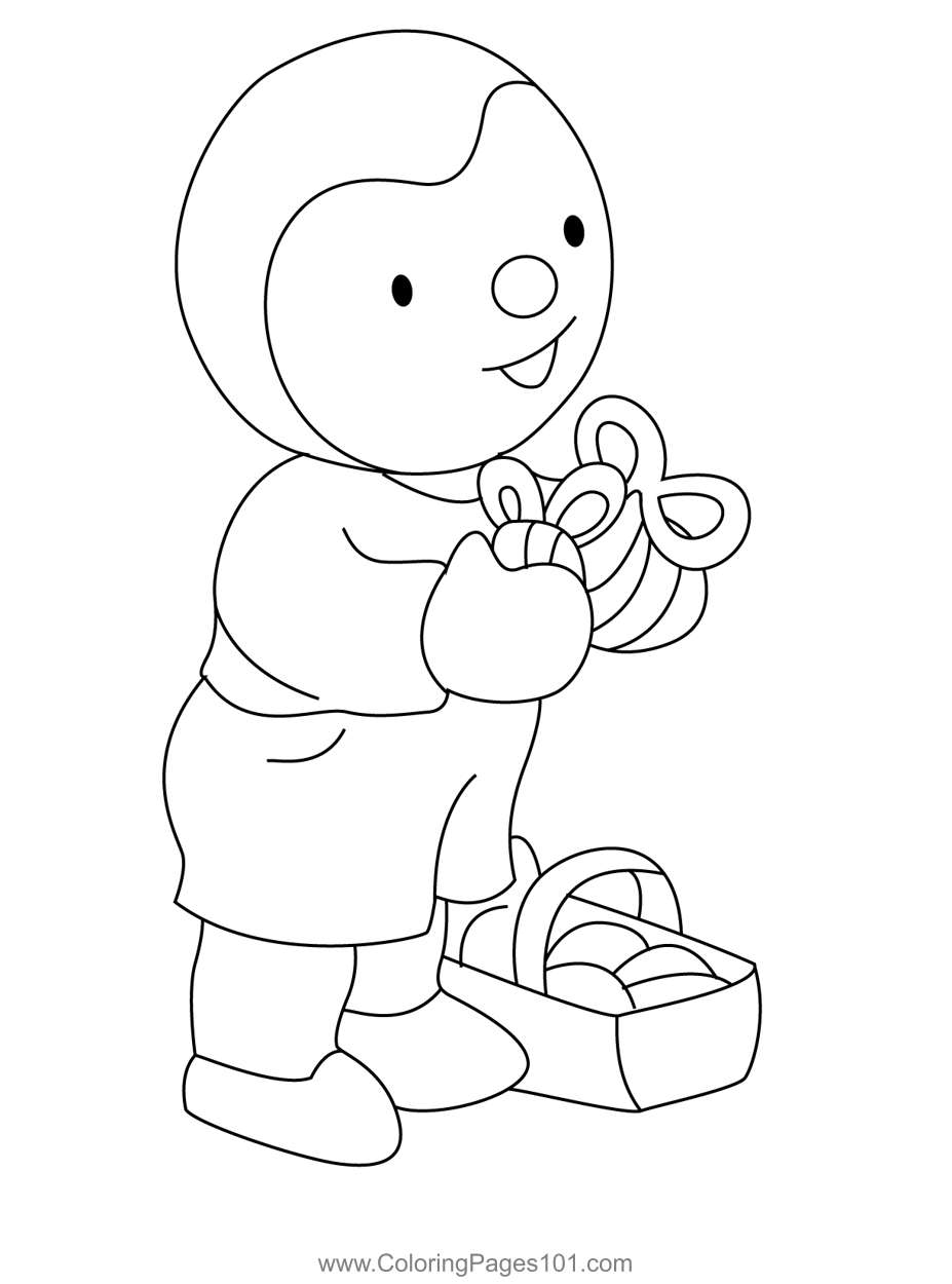 Charley Love Gift Coloring Page for Kids - Free Charley and Mimmo ...