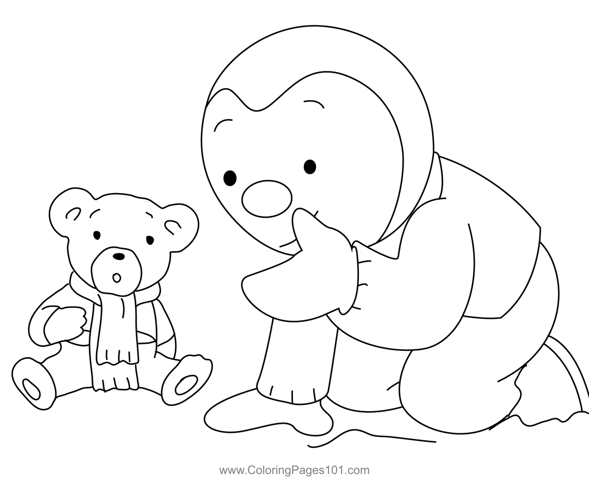 Charley Talking To Mimmo Coloring Page for Kids - Free Charley and ...