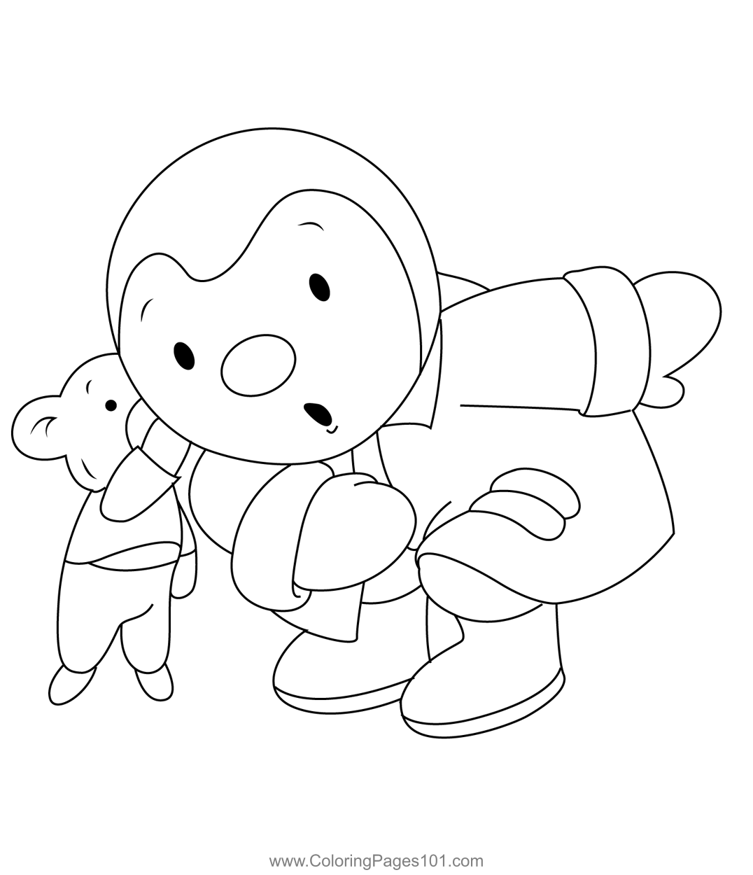 Mimmo Talking To Charley Coloring Page for Kids - Free Charley and ...