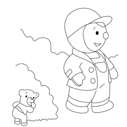 Playing Hide And Seek Coloring Pages for Kids - Download Playing Hide ...