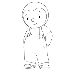 Standing Charley Coloring Page for Kids - Free Charley and Mimmo ...