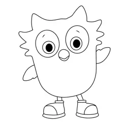 O the Owl Daniel Tiger's Neighborhood Free Coloring Page for Kids