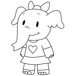 Olive Elephant Elinor Wonders Why Coloring Page