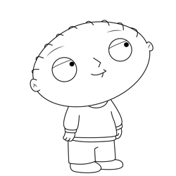 Opie Family Guy Coloring Page for Kids - Free Family Guy Printable ...