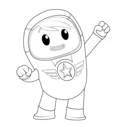 Xuli Go Jetters Free Coloring Page for Kids