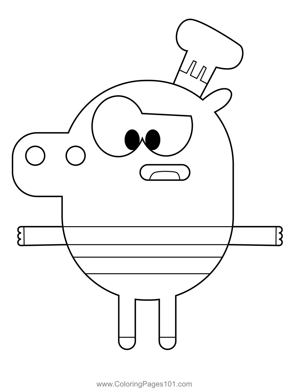 Roly's Mum Hey Duggee Coloring Page for Kids - Free Hey Duggee