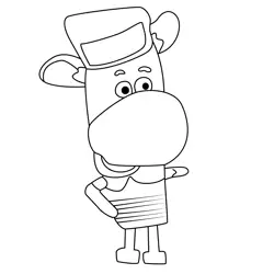 Grampy Dog Lily's Driftwood Bay Coloring Page