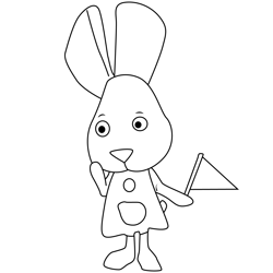 Wee Rabbit Lily's Driftwood Bay Free Coloring Page for Kids