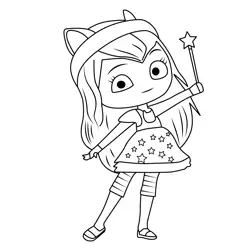 Hazel Little Charmers Free Coloring Page for Kids