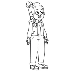 Jia Lyla in the Loop Coloring Page