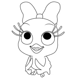 Cuckoo-Loca Mickey Mouse Funhouse Free Coloring Page for Kids