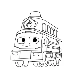 Flicker Mighty Express Free Coloring Page for Kids