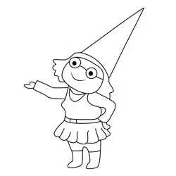 Edna the Gnome Pinkalicious Peterrific Free Coloring Page for Kids