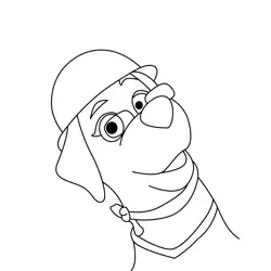 Grandma Dee Pupstruction Free Coloring Page for Kids