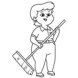 Penelope Rosie's Rules Free Coloring Page for Kids