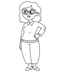 Professor Verma Rosie's Rules Free Coloring Page for Kids