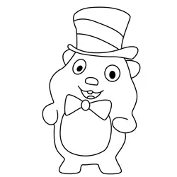 Hatty Ruff-Ruff, Tweet & Dave Coloring Page