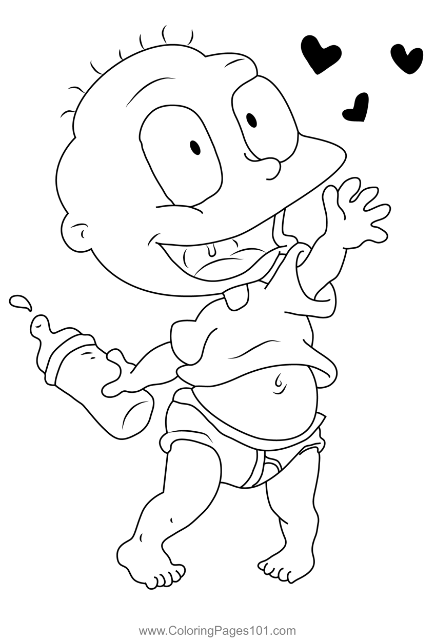 Rugrats Tommy Coloring Pages Coloring Pages - vrogue.co