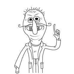 Brother's Egg Smiling Friends Free Coloring Page for Kids