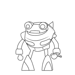 Bolts Sonic Boom Free Coloring Page for Kids