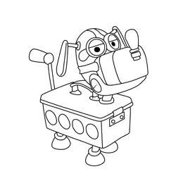 Buster Sonic Boom Coloring Page