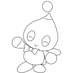 Cheese Sonic Boom Free Coloring Page for Kids