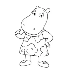 Tasha The Backyardigans Coloring Page