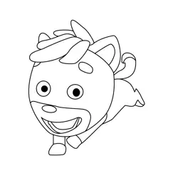 Rocky The Dibidogs Free Coloring Page for Kids