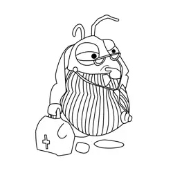 Dr Beetle The Hive Coloring Page