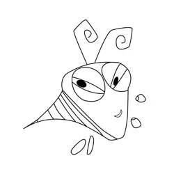 Jasper the Wasp The Hive Coloring Page