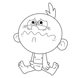 Baby Lily 1 The Loud House Coloring Page