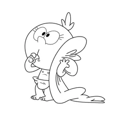 Baby Lily 3 The Loud House Coloring Page