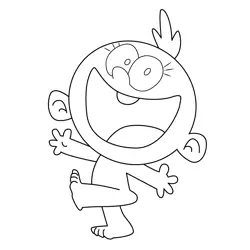 Baby Lily 5 The Loud House Free Coloring Page for Kids