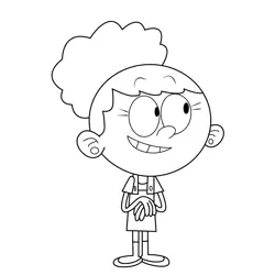 Camille McCauley The Loud House Free Coloring Page for Kids