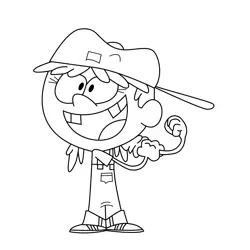 Lana The Loud House Free Coloring Page for Kids