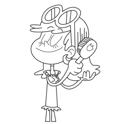 Leni The Loud House Coloring Page