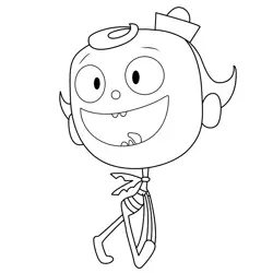 Flapjack 1 Coloring Page