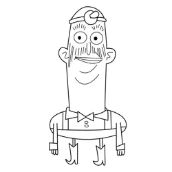 Flapjack 3 Coloring Page