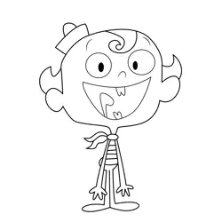 Flapjack 5 Free Coloring Page for Kids