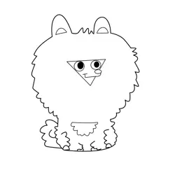 The Pets Factor Poodle Free Coloring Page for Kids