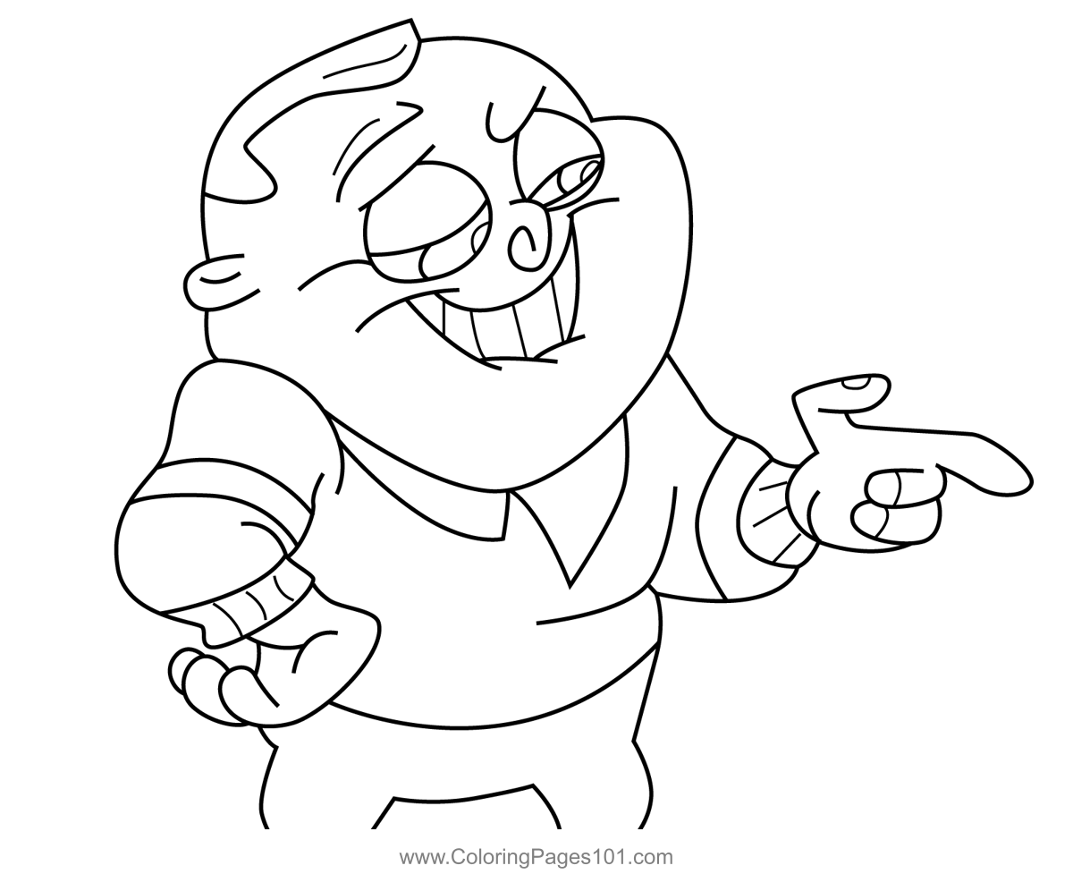 George Liquor The Ren & Stimpy Show Coloring Page For Kids - Free The 