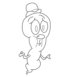 The Ghost The Ren & Stimpy Show Coloring Page for Kids - Free The Ren ...