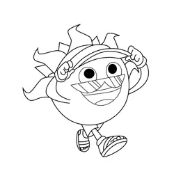 Sammy Sun 1 The Weatherbies Coloring Page