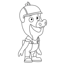 Rocco Top Wing Free Coloring Page for Kids