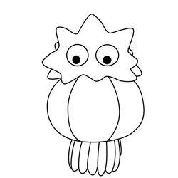 Peekaboo Twirlywoos Coloring Page