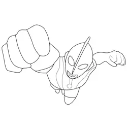 Ultraman 5 Ultraman Coloring Page