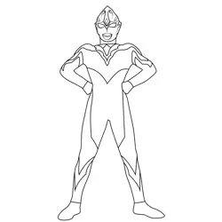 Ultraman Arc 1 Ultraman Coloring Page